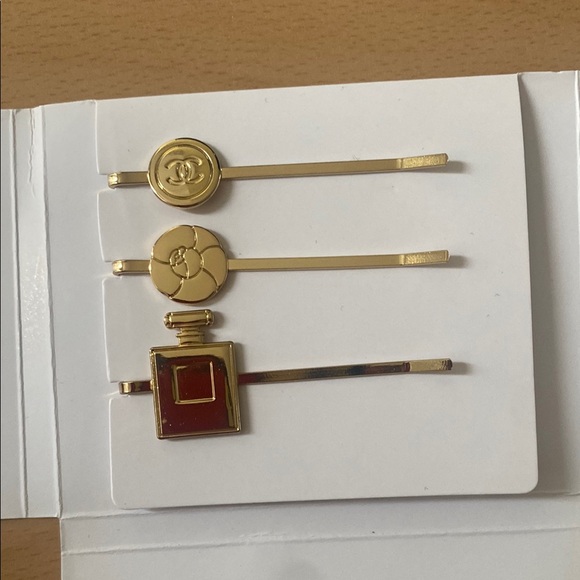 Gold Hair Clip Set - Picture 1 of 4